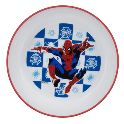 Marvel Spiderman Kinder Geschirr-Set 3 teilig Becher Teller Schüssel - WS-Trend.de