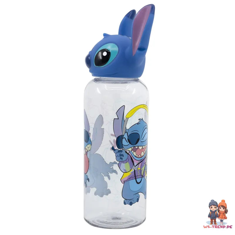 Disney Stitch 3D Kopf Wasserflasche Trinkflasche Flasche 560 ml - WS-Trend.de