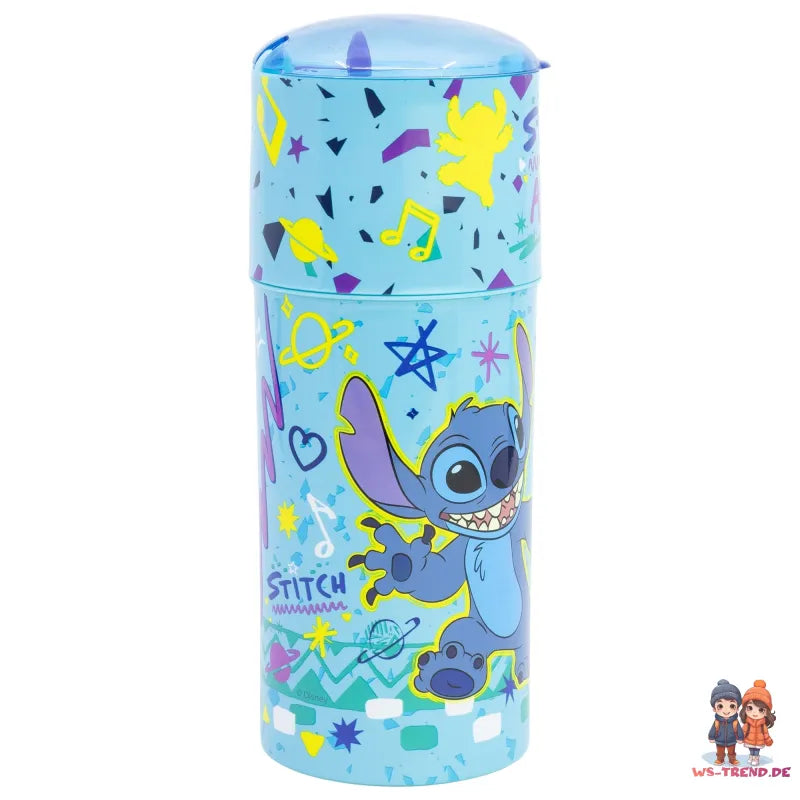 Disney Lilo und Stitch Angel Kinder Trinkflasche Flasche mit Halm 350 ml - WS-Trend.de