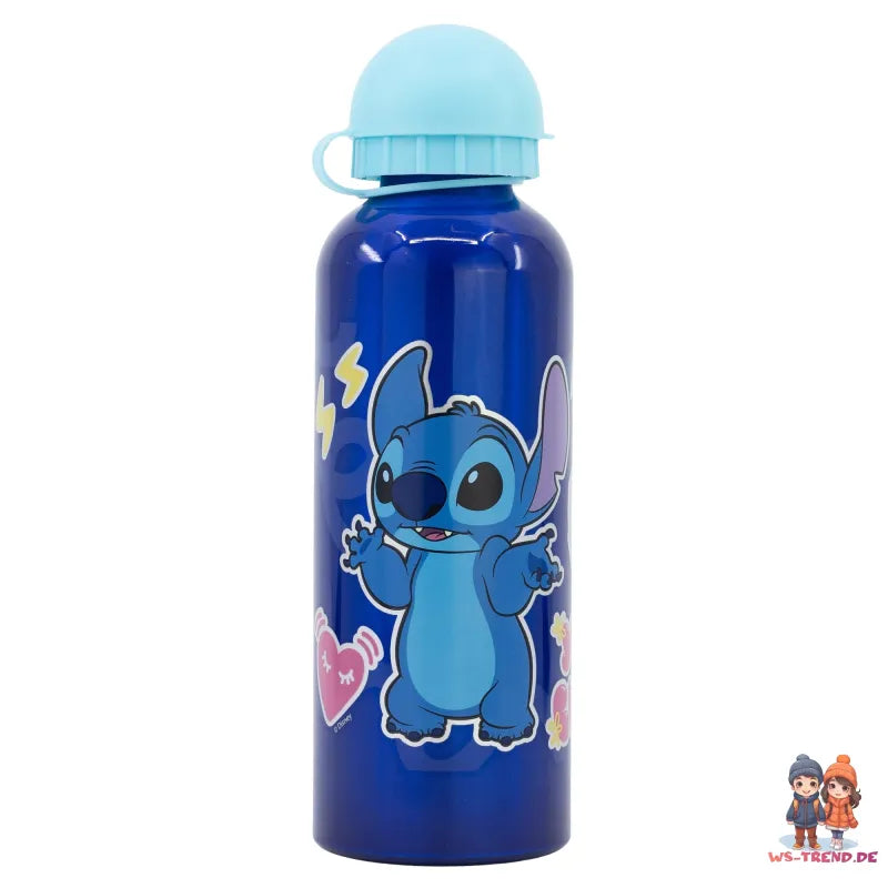 Disney Stitch 2 tlg. Lunch Set Brotdose mit 3 Kammern Alu-Trinkflasche 530 ml - WS-Trend.de