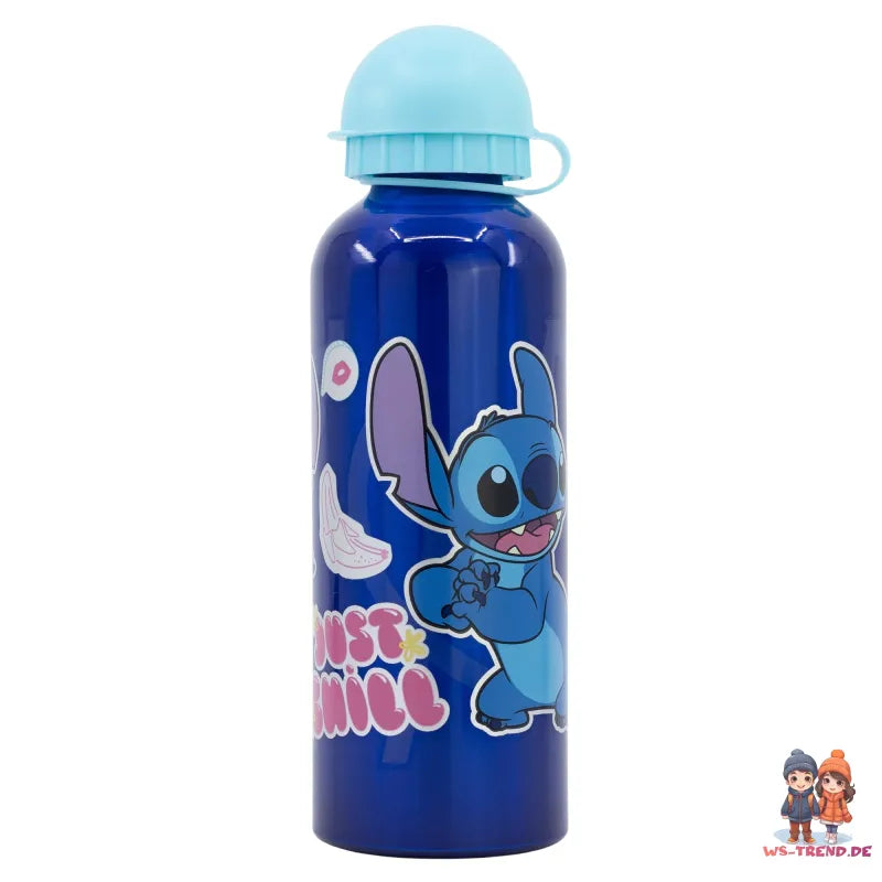 Disney Stitch 2 tlg. Lunch Set Brotdose mit 3 Kammern Alu-Trinkflasche 530 ml - WS-Trend.de