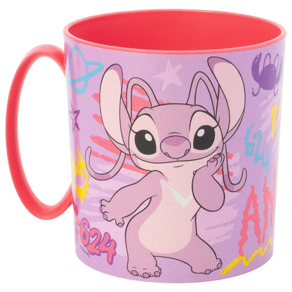 Disney Stitch Angel 2 tlg. Lunch Set Brotdose mit 3 Kammern Trinkbecher 350 ml - WS-Trend.de