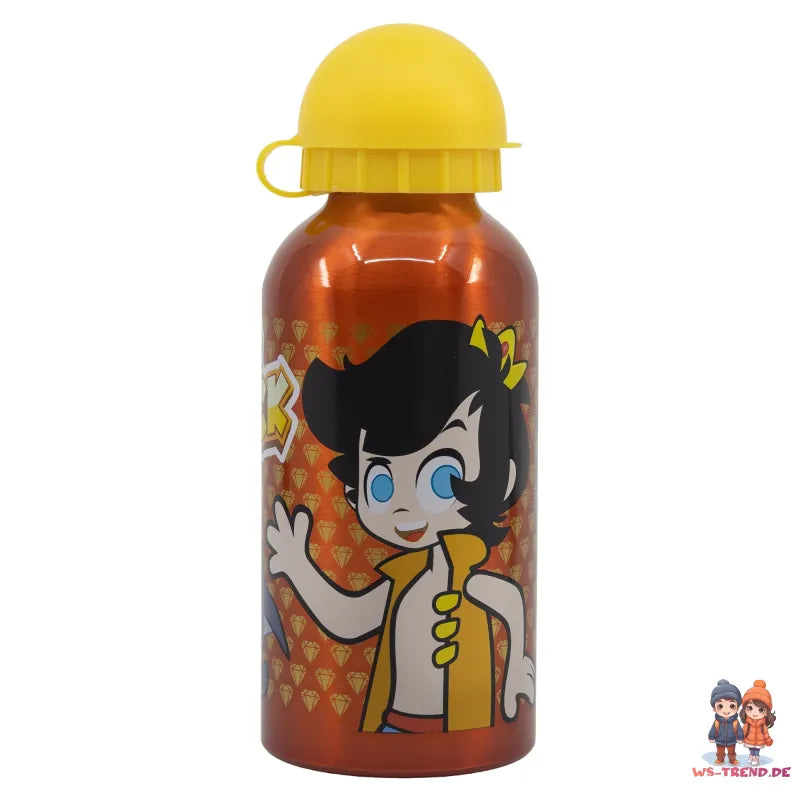 Mikecrack 2 tlg Kinder Set 3 Kammern Brotdose Alu-Trinkflasche 400 ml - WS-Trend.de