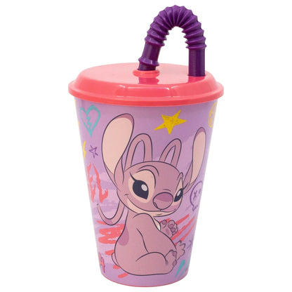 Disney Stitch 2 tlg. Lunch Set Brotdose mit 3 Kammern Trinkbecher 390 ml - WS-Trend.de