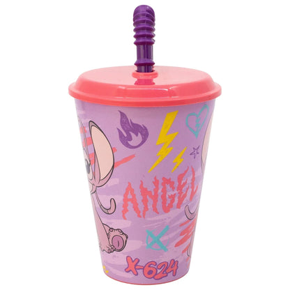 Disney Stitch 2 tlg. Lunch Set Brotdose mit 3 Kammern Trinkbecher 390 ml - WS-Trend.de