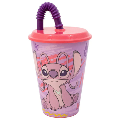 Disney Stitch 2 tlg. Lunch Set Brotdose mit 3 Kammern Trinkbecher 390 ml - WS-Trend.de