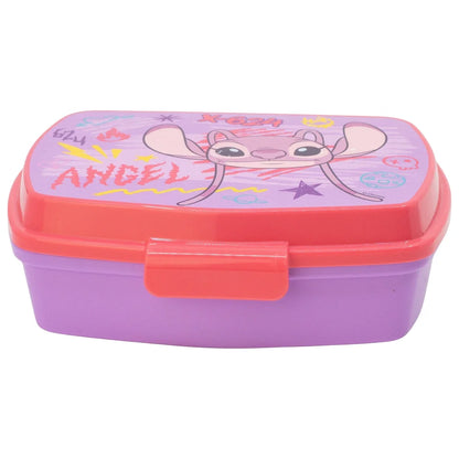 Disney Stitch Angel 2 tlg. Lunch Set Brotdose Trinkflasche 400 ml - WS-Trend.de