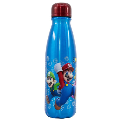 Super Mario Luigi Peach Aluminium Trinkflasche Wasserflasche Flasche 600 ml - WS-Trend.de