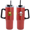 Super Mario Edelstahl XL Iso Kaffeebecher Thermobecher To-Go  940 ml