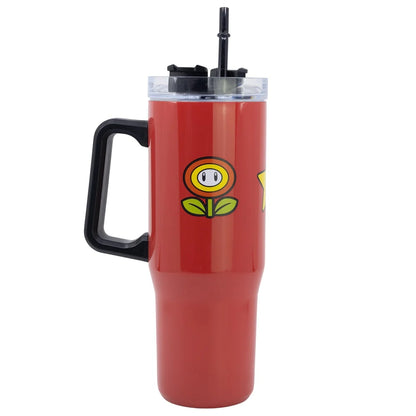 Super Mario Edelstahl XL Iso Kaffeebecher Thermobecher To-Go 940 ml - WS-Trend.de