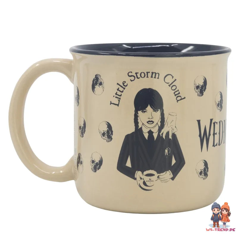 Wednesday Kaffeetasse Teetasse Tasse Geschenkidee 410 ml 14 OZ - WS-Trend.de