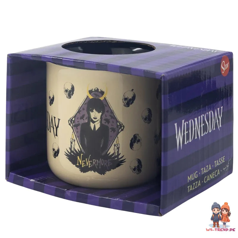 Wednesday Kaffeetasse Teetasse Tasse Geschenkidee 410 ml 14 OZ - WS-Trend.de