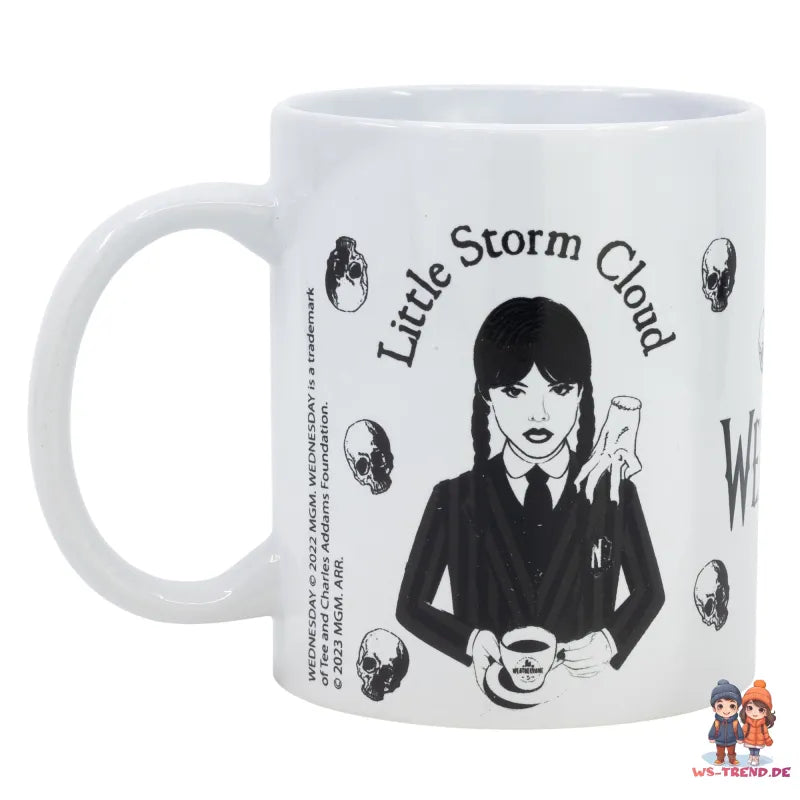 Wednesday Teetasse Tasse Kaffeetasse Geschenkidee 330 ml - WS-Trend.de Netflix