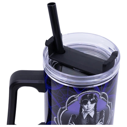 Wednesday Edelstahl XL Iso Kaffeebecher Thermobecher To-Go 940 ml - WS-Trend.de