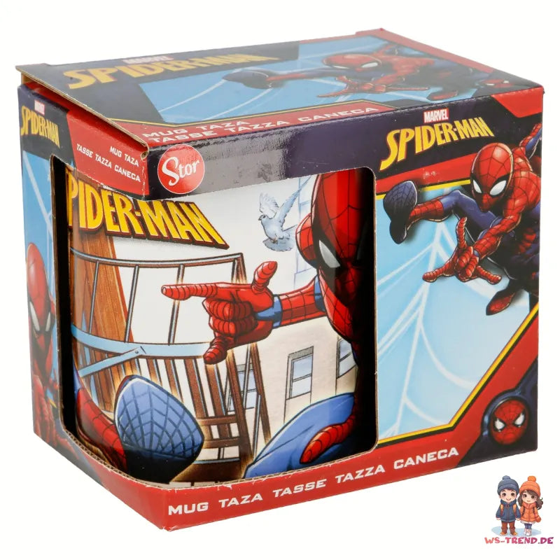 Marvel Spiderman Teetasse Tasse Kaffeetasse Geschenkidee 330 ml - WS-Trend.de