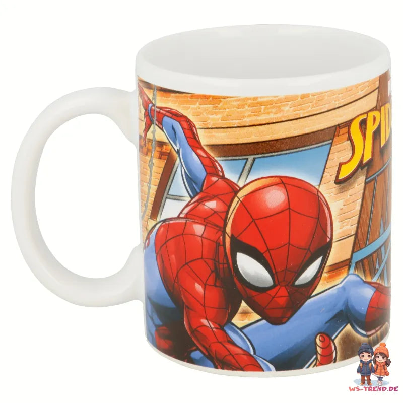 Marvel Spiderman Teetasse Tasse Kaffeetasse Geschenkidee 330 ml - WS-Trend.de