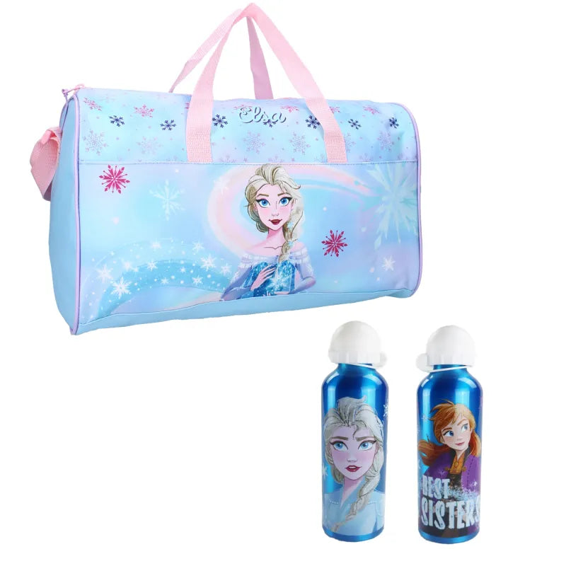Disney Die Eiskönigin Elsa 2tlg. Set Kinder Sporttasche Tasche plus Trinkflasche - WS-Trend.de
