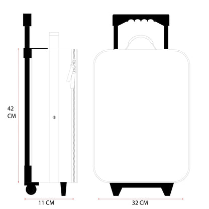 Disney Die Eiskönigin 2 tlg Set Mädchen Trolley Kinderkoffer Strandtuch 70x140 cm - WS-Trend.de