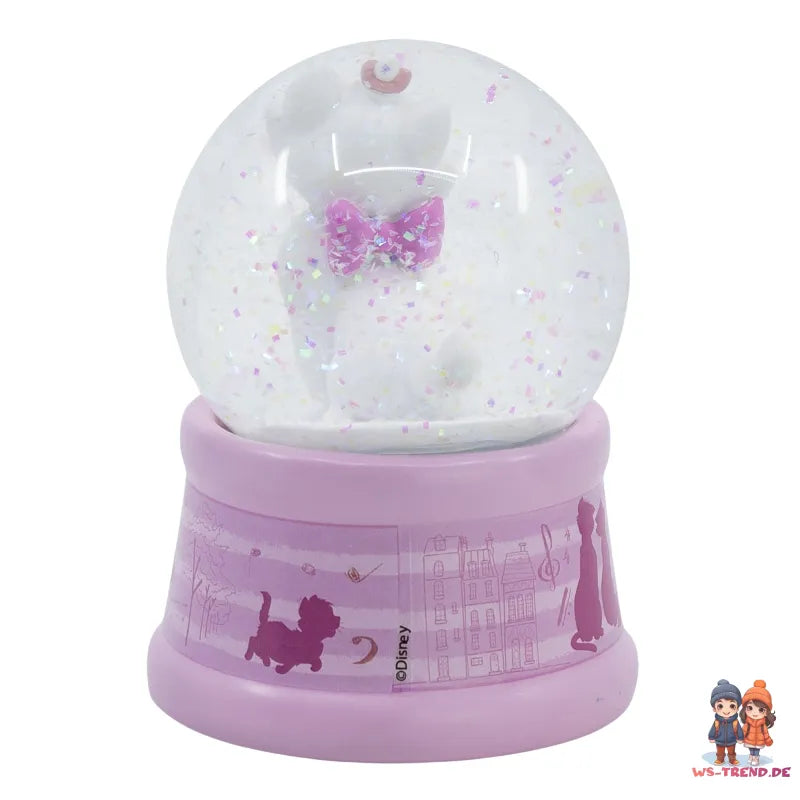 Disney Aristocats Marie die Katze mini Glaskugel Schneekugel 9 x 7 cm - WS-Trend.de