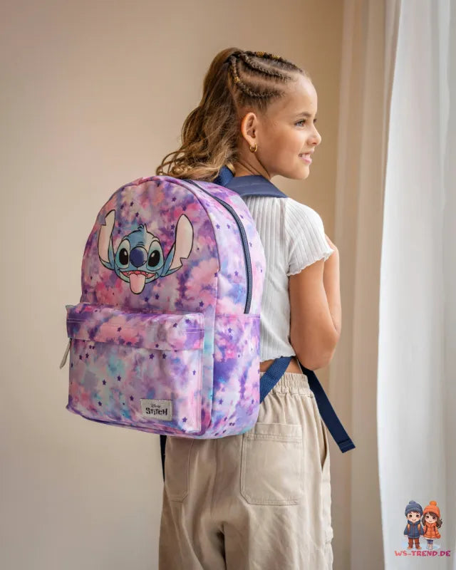 Disney Lilo und Stitch Mädchen Rucksack Schultasche 39x29x12 cm - WS-Trend.de