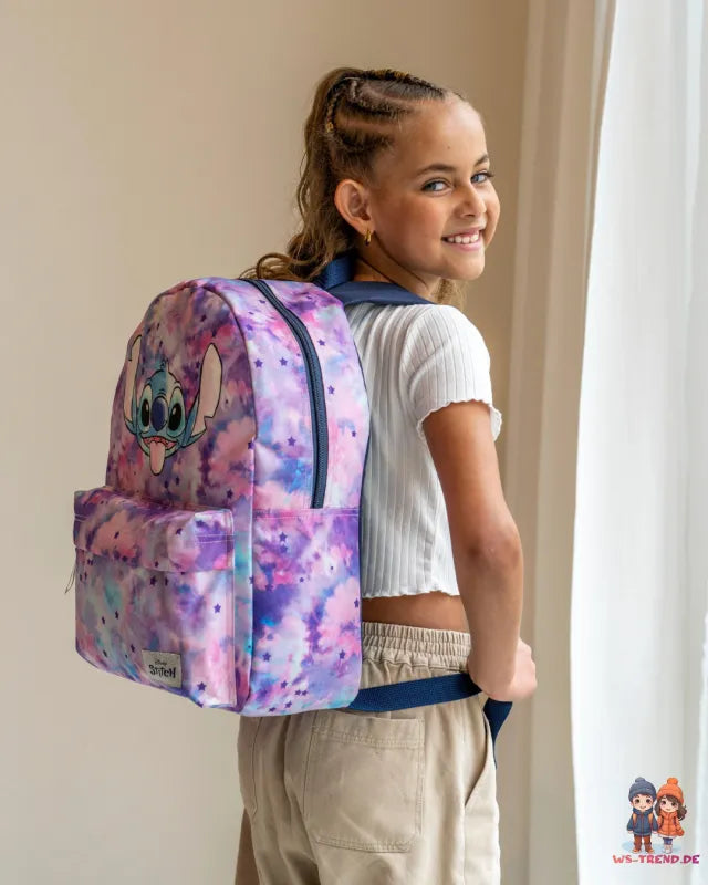 Disney Lilo und Stitch Mädchen Rucksack Schultasche 39x29x12 cm - WS-Trend.de