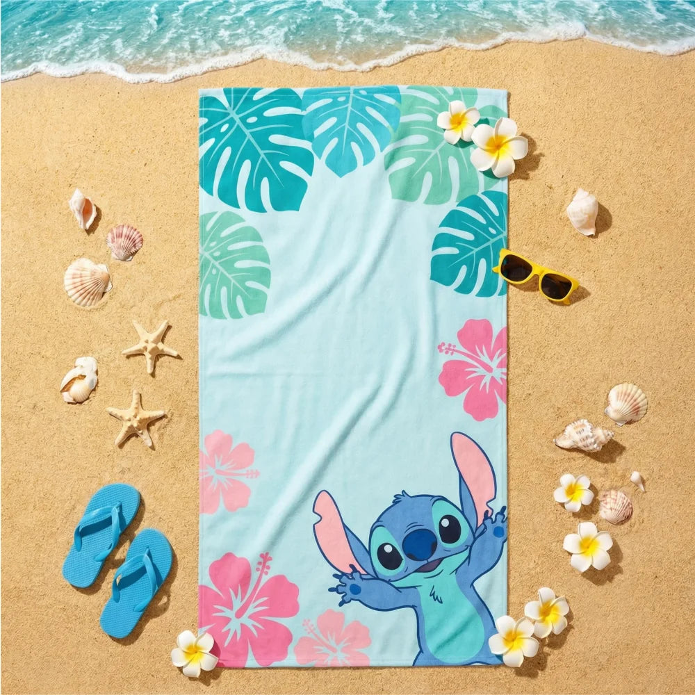 Disney Lilo und Stitch Mikrofaser Strandtuch Badetuch XL 70x140 cm - WS-Trend.de