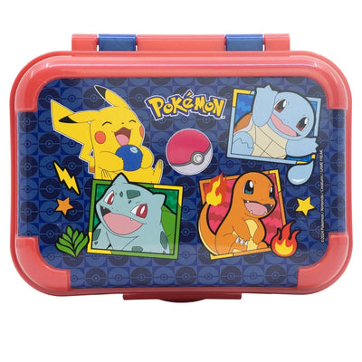 Pokemon Pikachu Kinder 2 tlg. Set Brotdose Alu-Trinkflasche 400 ml - Ansicht 2