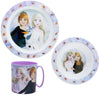 Disney Die Eiskönigin Elsa Kinder Geschirr-Set 3 teilig Becher Teller Schüssel