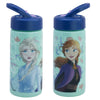 Disney Die Eiskönigin Elsa Anna Kinder Trinkflasche Flasche mit Halm 410 ml