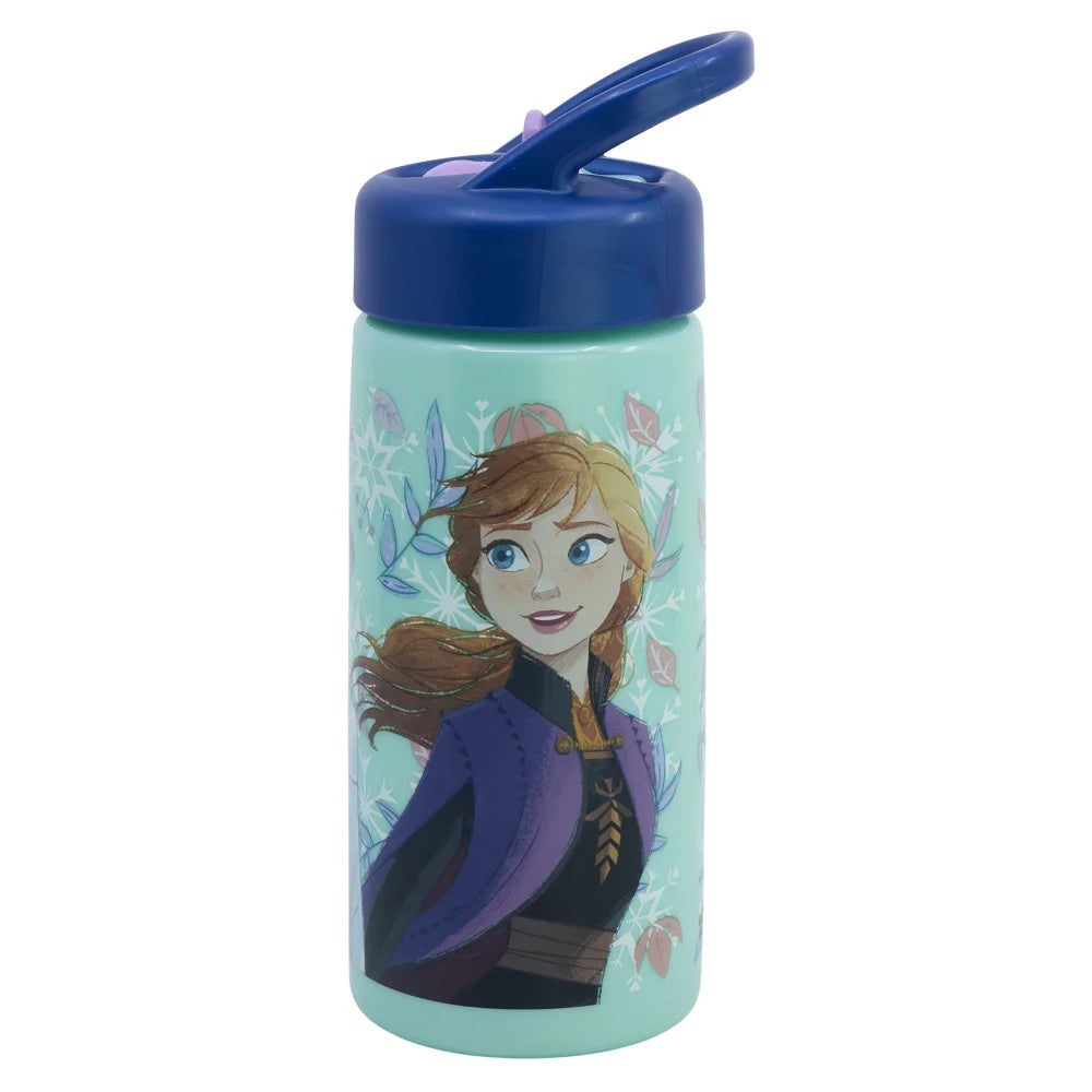 Disney Die Eiskönigin Elsa Anna Kinder Trinkflasche Flasche mit Halm 4 – WS-Trend