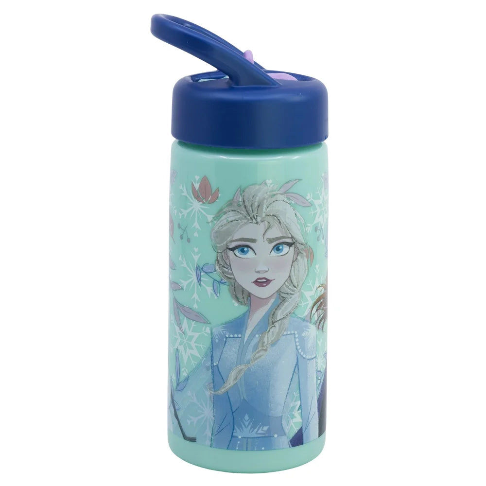 Disney Die Eiskönigin Elsa Anna Kinder Trinkflasche Flasche mit Halm 4 – WS-Trend