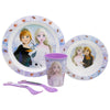 Disney Die Eiskönigin Elsa Kinder Geschirr-Set 5 teilig Becher Teller Schüssel