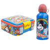Disney Mickey Maus 2 tlg. Set XL Brotdose Aluminium Trinkflasche 530 ml