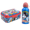 Disney Mickey Maus 2 tlg.Kinder Set Brotdose Aluminium Trinkflasche 530 ml