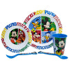 Disney Mickey Maus Kinder Geschirr-Set 5 teilig Becher Teller Schüssel Besteck