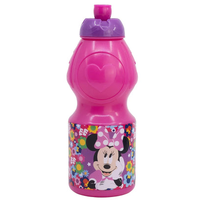 Disney Minnie Maus Mädchen 4 tlg. Set Brotdose Trinkflasche Gabel Löffel - WS-Trend.de