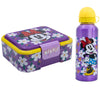 Disney Minnie Maus Mädchen 2 tlg. Set XL Brotdose Aluminium Trinkflasche 530 ml