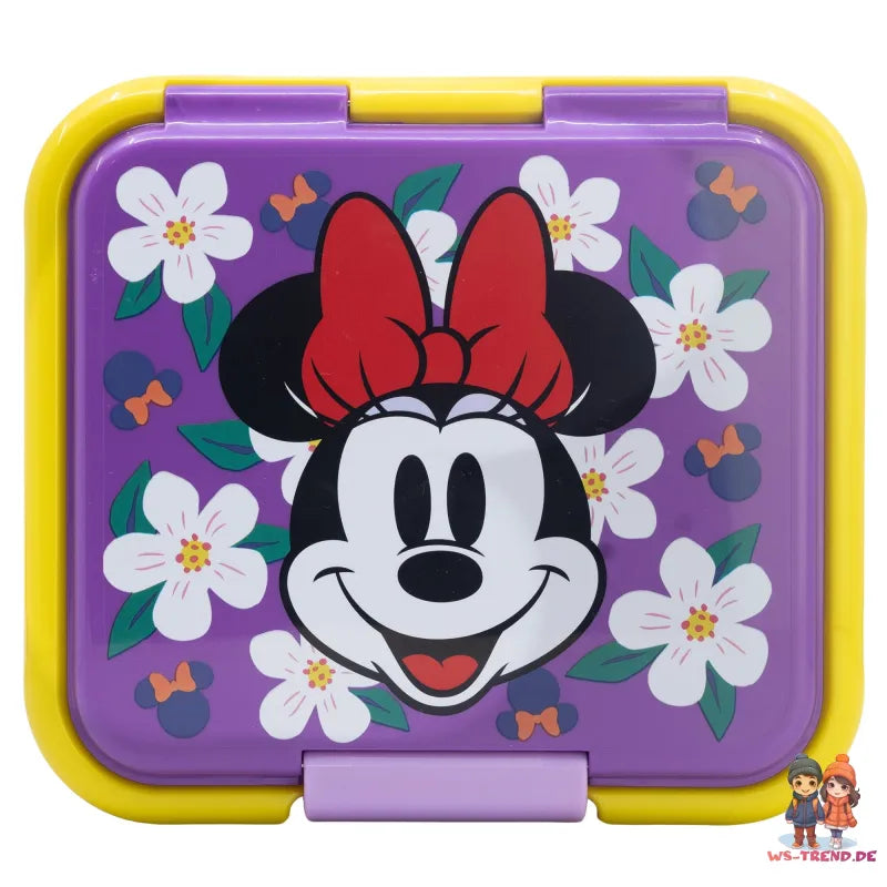 Disney Minnie Maus Mädchen 2 tlg. Set XL Brotdose Aluminium Trinkflasche 530 ml - WS-Trend.de