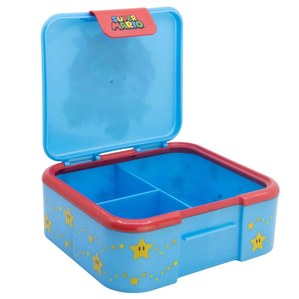 Super Mario Luigi Kinder 2 teiliges Set XL Brotdose Trinkflasche 370 ml - WS-Trend.de