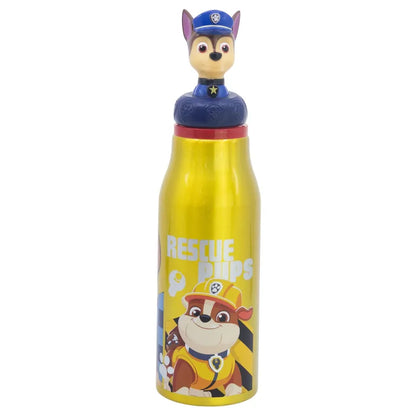 Paw Patrol 3D Kopf Chase Marshall Alu Wasserflasche Trinkflasche Flasche 690 ml - WS-Trend.de