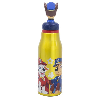 Paw Patrol 3D Kopf Chase Marshall Alu Wasserflasche Trinkflasche Flasche 690 ml - WS-Trend.de