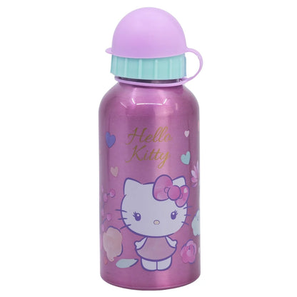 Hello Kitty 2 tlg. Lunch Set 3 Kammer Brotdose Alu Trinkflasche 400 ml - WS-Trend.de