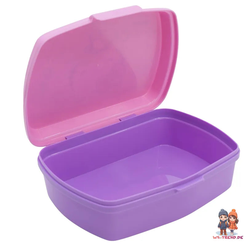 Hello Kitty 2 tlg. Lunch Set Brotdose Trinkbecher mit Deckel und Halm 430 ml - WS-Trend.de