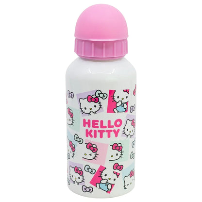 Hello Kitty 2 tlg. Lunch Set 3 Kammer Brotdose Alu Trinkflasche 400 ml - WS-Trend.de