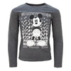 Disney Mickey Maus Langarmshirt Kinder Jungen Grau 110–140
