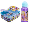 Disney Princess Rapunzel Vaiana 2 tlg Set Brotdose 3 Kammern Alu-Trinkflasche
