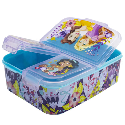 Disney Princess Rapunzel Vaiana 2 tlg Set Brotdose 3 Kammern Alu-Trinkflasche - WS-Trend.de
