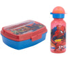 Marvel Spiderman 4 teiliges Kinder Set Brotdose Trinkflasche  370 ml Besteck