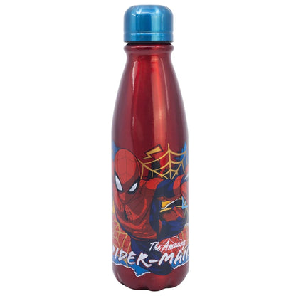 Marvel Spiderman Aluminium Wasserflasche Trinkflasche Flasche 600 ml - WS-Trend.de