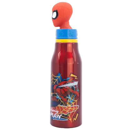 Marvel Spiderman 3D Kopf Aluminium Wasserflasche Trinkflasche Flasche 690 ml - WS-Trend.de